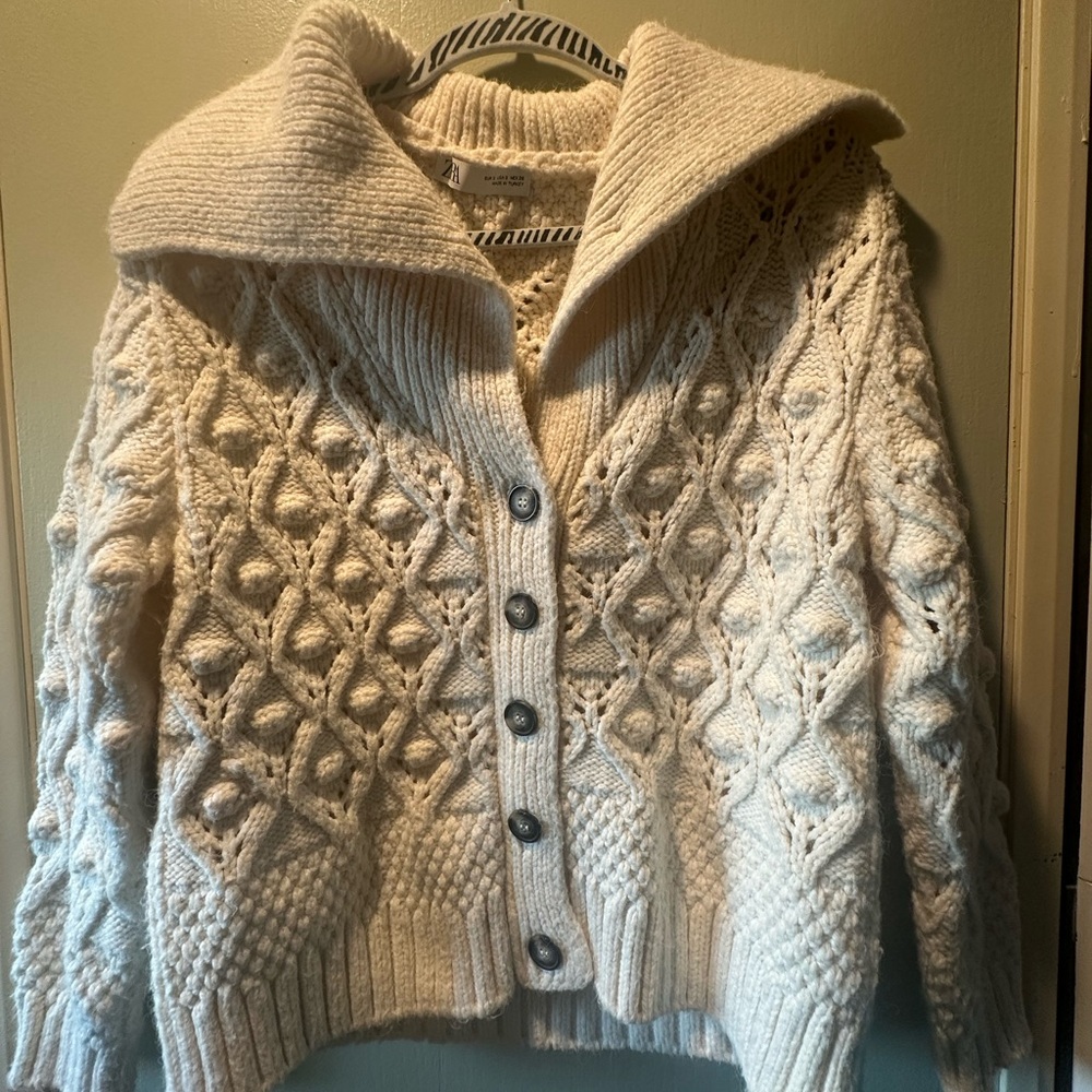 Warm White/Cream Zara Sweater